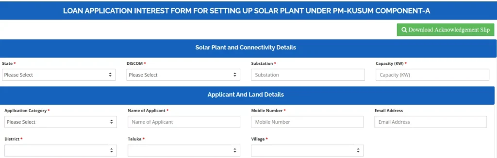 Kusum solar pump Yojana Apply