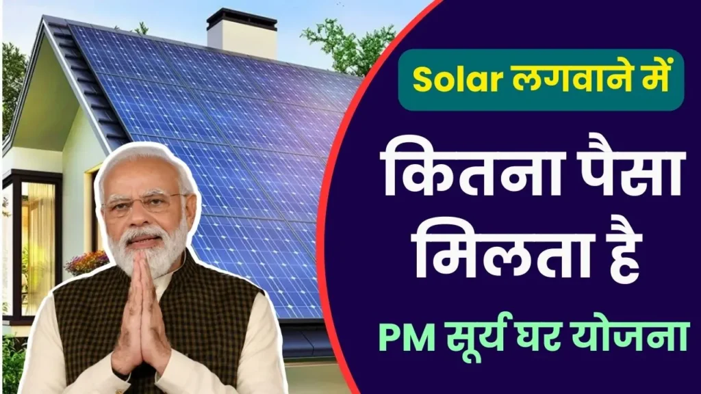 PM Surya Ghar Yojana me Kitna Paisa Milta Hai