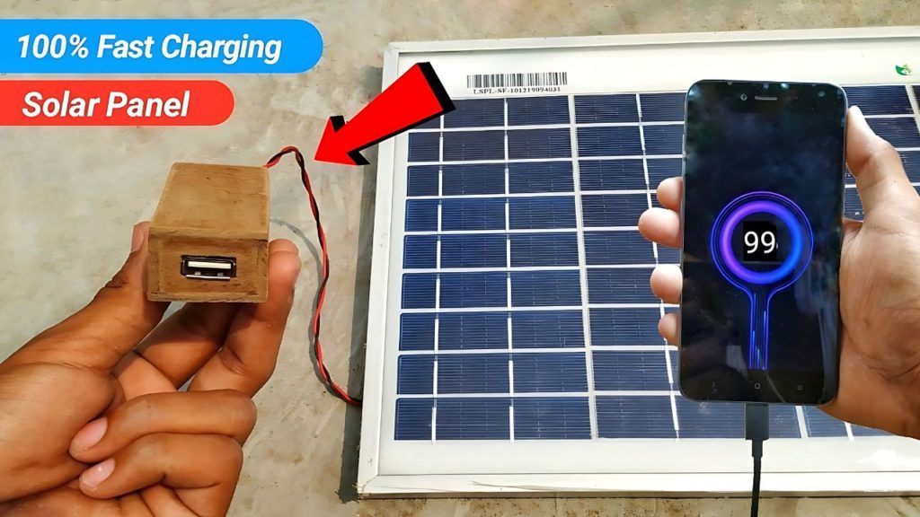 Solar panel for mobile charging