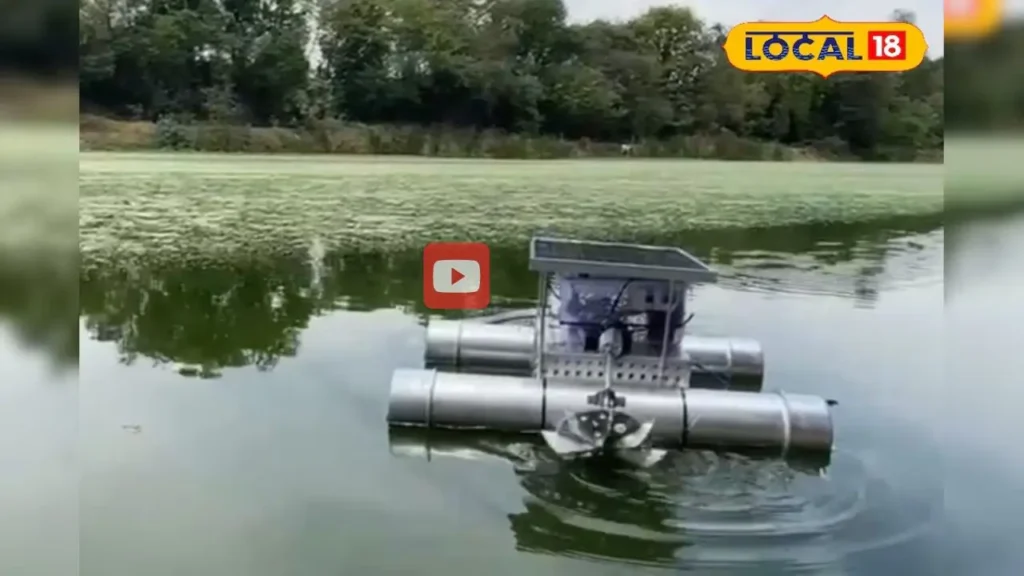 solar lake cleaner machine 