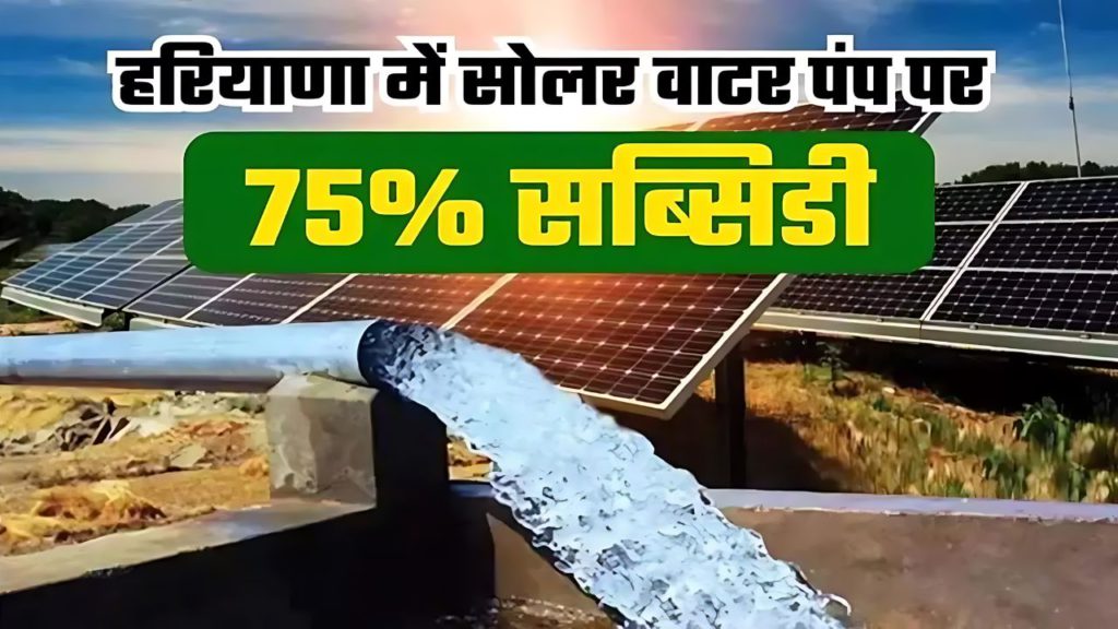 solar water pump subsidy 