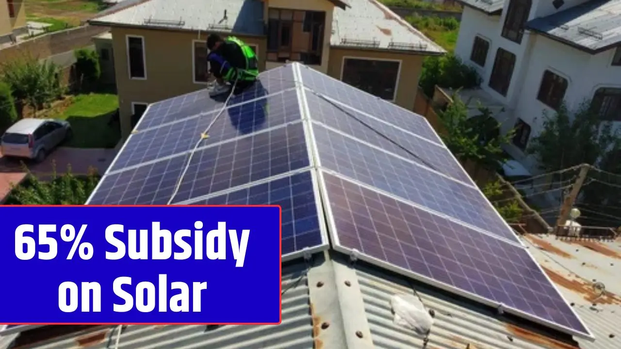 65 Subsidy on Solar